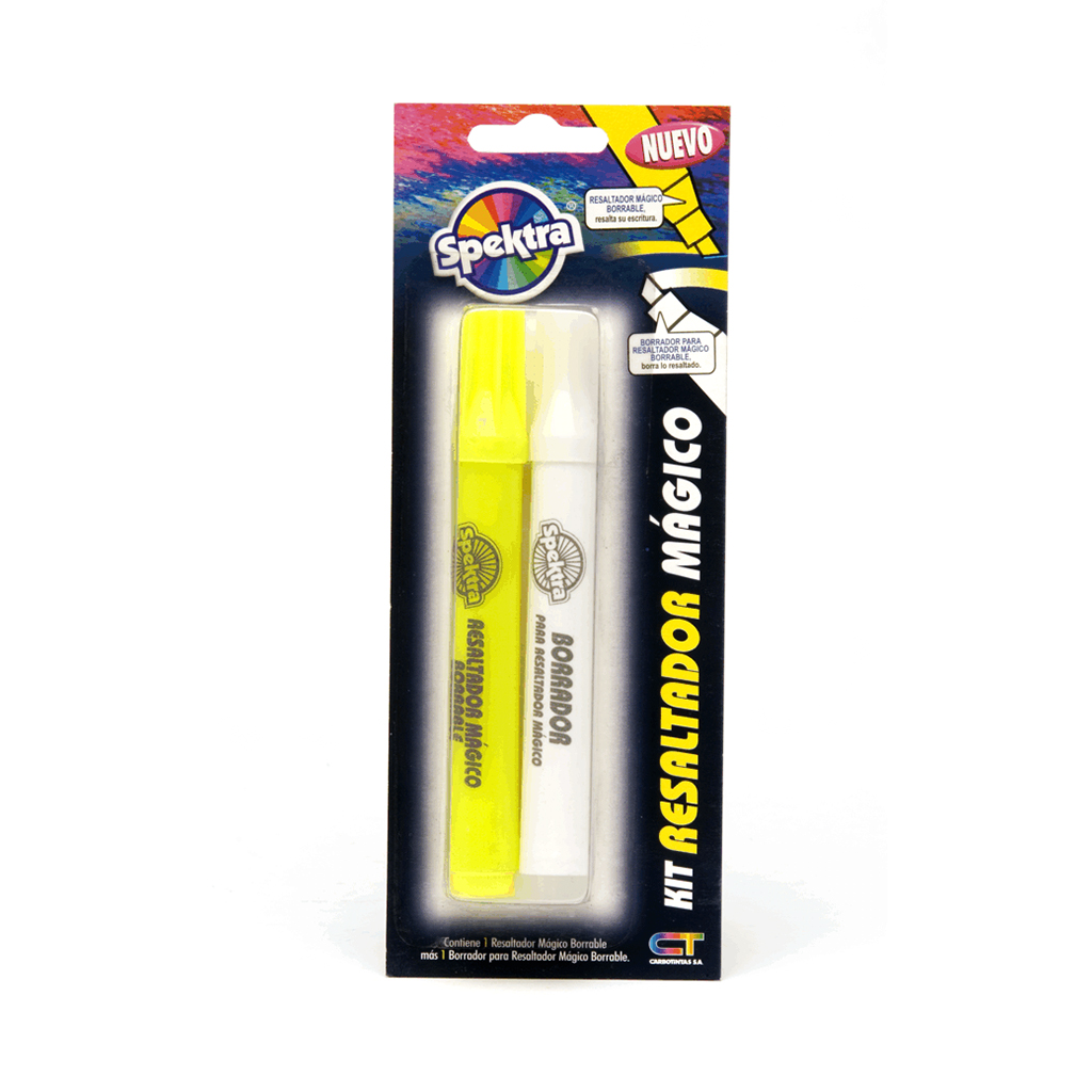 Blister Kit Resaltador Borrable