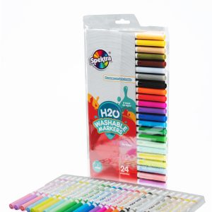H2O Washable Markers x 24 Unidades